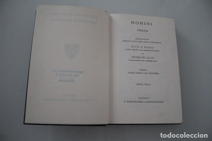 Libros antiguos: HOMERI OPERA EN INGLES - Foto 1