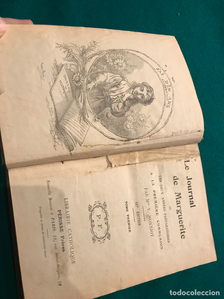 Libros antiguos: Le journal de marguerite - Foto 1