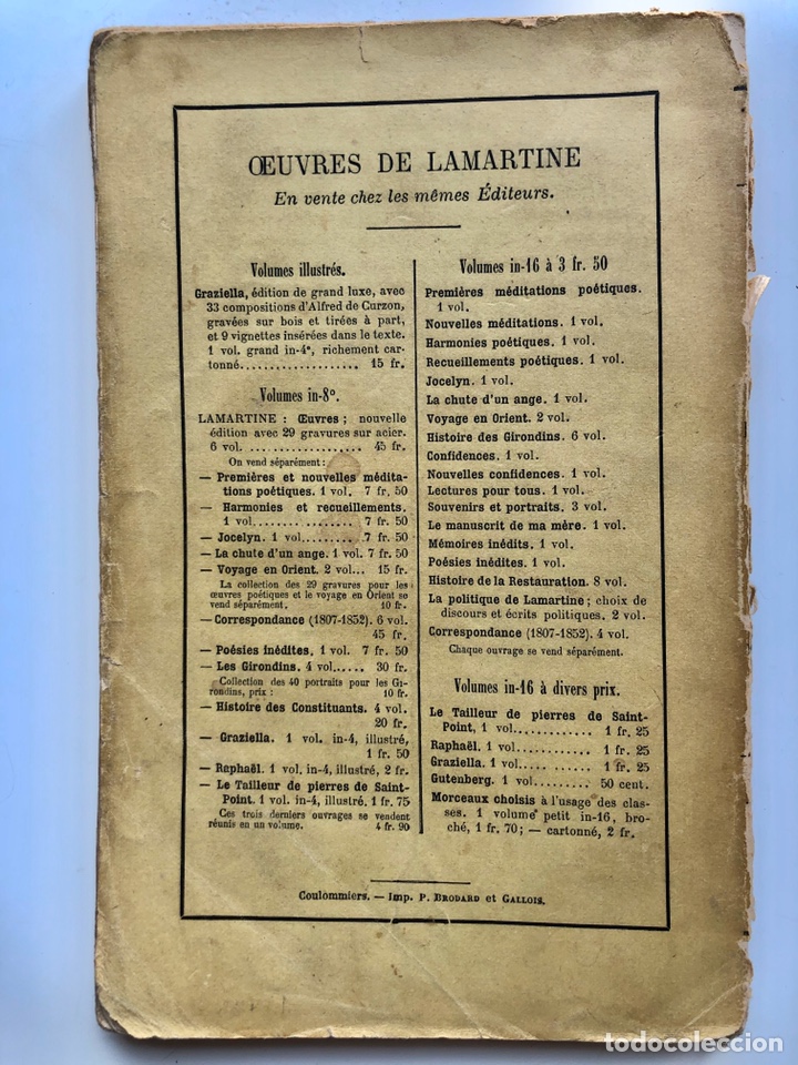 Libros antiguos: Antiguo libro en franc&eacute;s RAPHA&Euml;L FINALES S.XIX - Foto 5