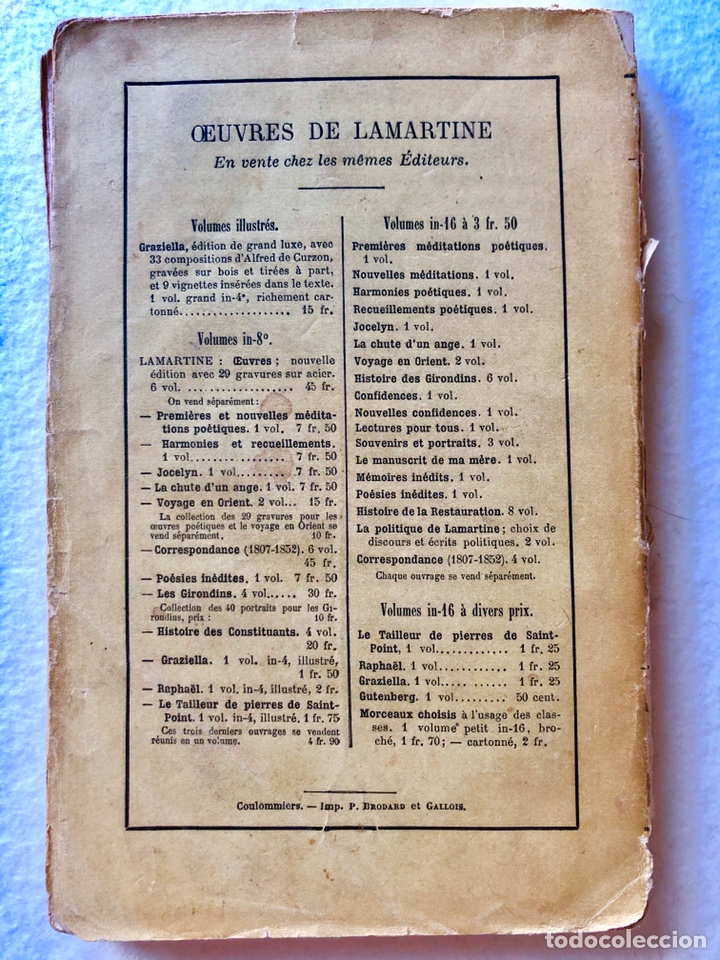 Libros antiguos: Antiguo libro en franc&eacute;s RAPHA&Euml;L FINALES S.XIX - Foto 6