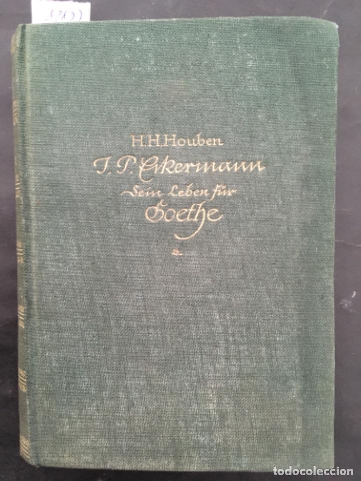 Libros antiguos: SEIN LEBEN F&Uuml;R GOETHE, J P ECKERMANN, 1925 - Foto 1
