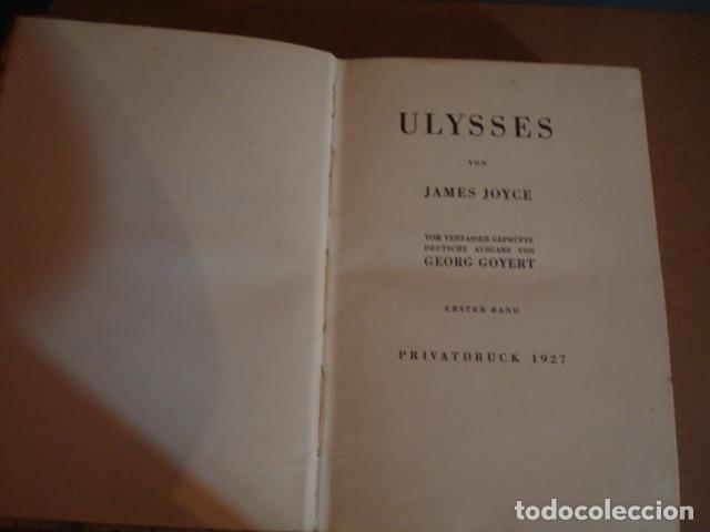 Libros antiguos: Ulysses 3 tomos - Foto 2