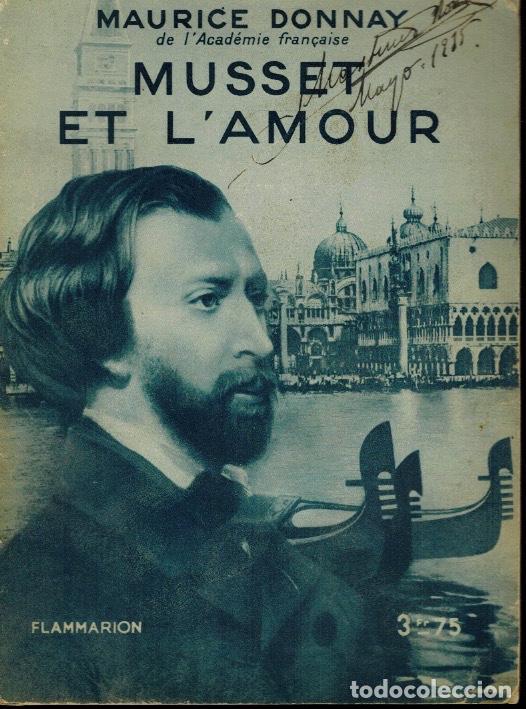 Libros antiguos: MUSSET EY L&acute;AMOUR - Foto 1