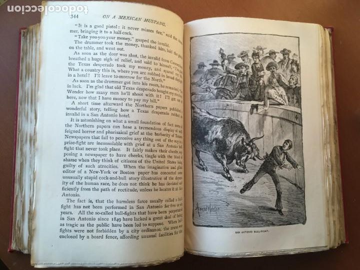 Libros antiguos: On a mexican mustang - Foto 4