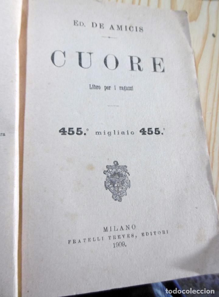 Libros antiguos: CUORE-ED.DE AMICIS - Foto 1
