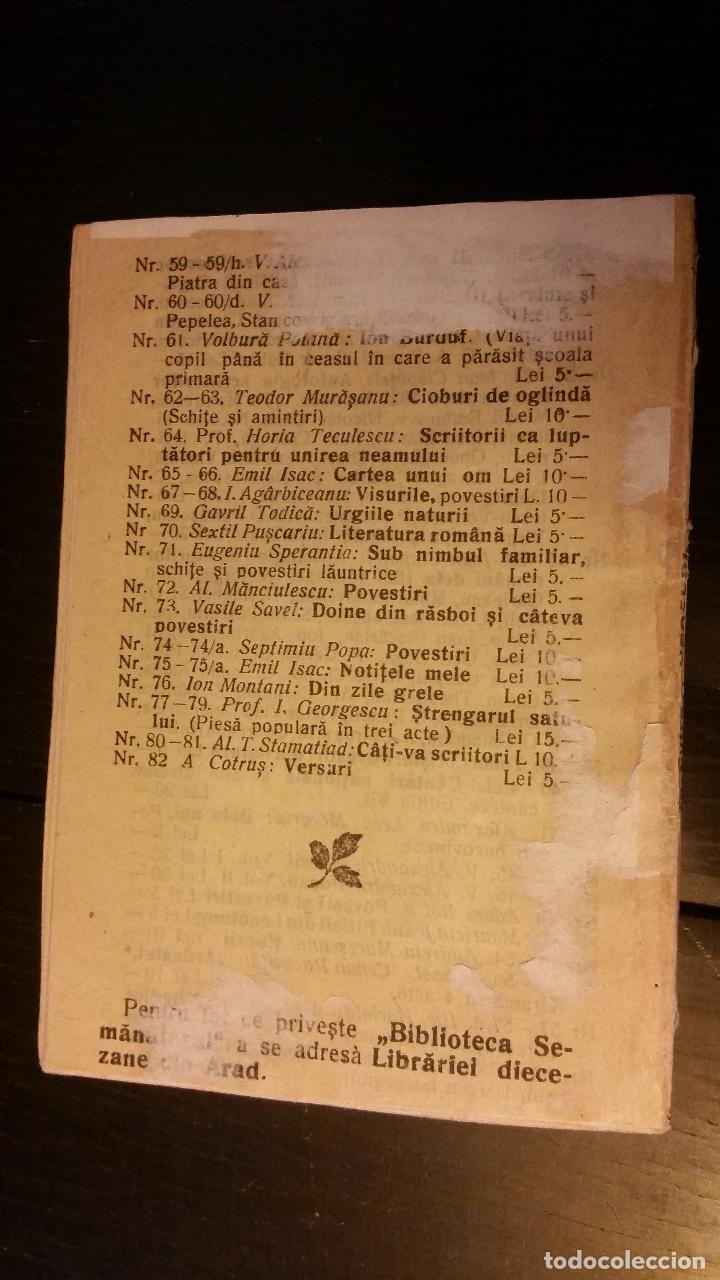 Libros antiguos: 1925 - ARON COTRUS - VERSURI - Foto 4