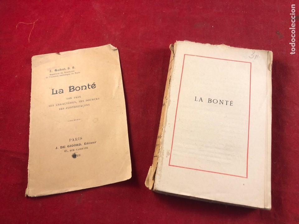 Libros antiguos: LA BONTE - Foto 3
