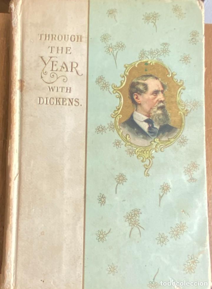 Libros antiguos: Through the Year with Dickens. - Foto 2