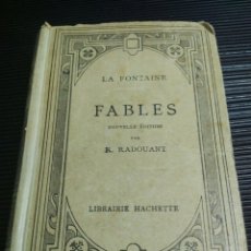 Libros antiguos: FABLES. LA FONTAINE. 1929