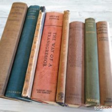 Libros antiguos: LOTE DE 8 LIBROS ANTIGUOS EN INGLÉS (1919-1937): POESIA, RELATOS, BARCOS, ENTRETENIMIENTO...