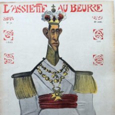 Libros antiguos: L'ASSIETTE AU BEURRE - COSAS DE ESPAÑA - 1902