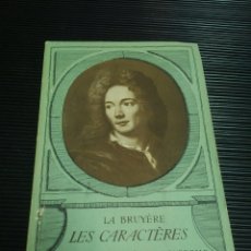 Libros antiguos: LES CARACTÈRES. LA BRUYÈRE. 1935