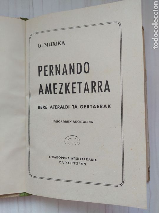 Libros antiguos: PERNANDO AMEZKETARA - Foto 3