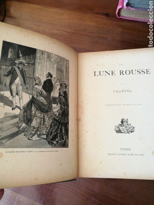 Libros antiguos: LA LUNE ROOSSE - Foto 3
