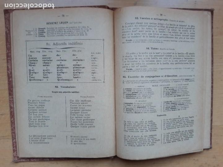 Libros antiguos: LENGUA FRANCESA curso elemental - Foto 3