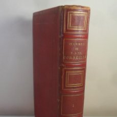 Libros antiguos: OEUVRES COMPLETES DE P. CORNEILLE (TOME PREMIER) - CHEZ FIRMIN-DIDOT - 1874 * EN FRANCES