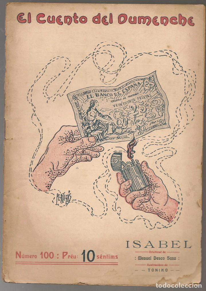 Libros antiguos: EL CUENTO DEL DUMENCHE 47 ejemplares del 100 al 196 , - Foto 1