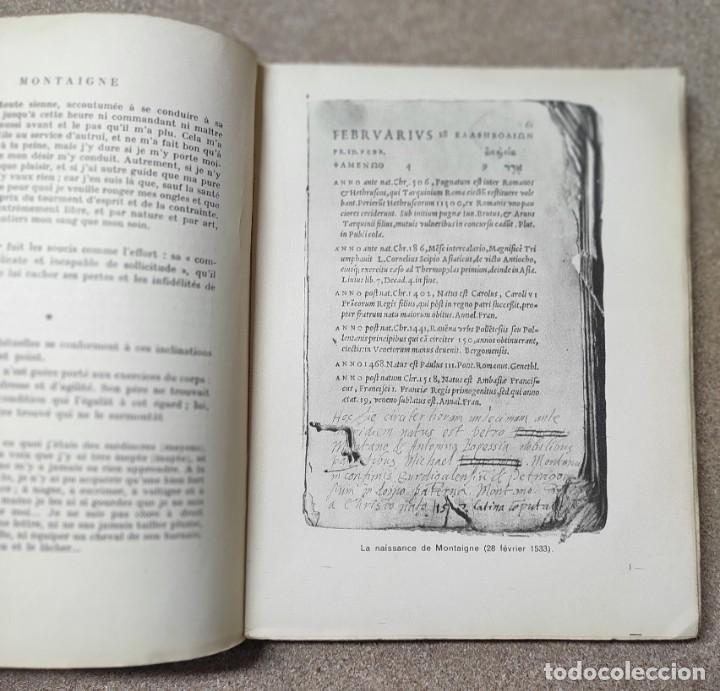 Libros antiguos: MONTAIGNE - PIERRE VILLEY - 1933 - Foto 6