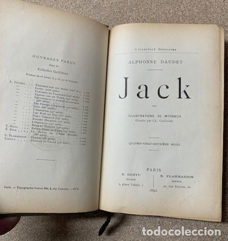 Libros antiguos: JACK - ALPHONSE DAUDET - 1892 - Foto 2