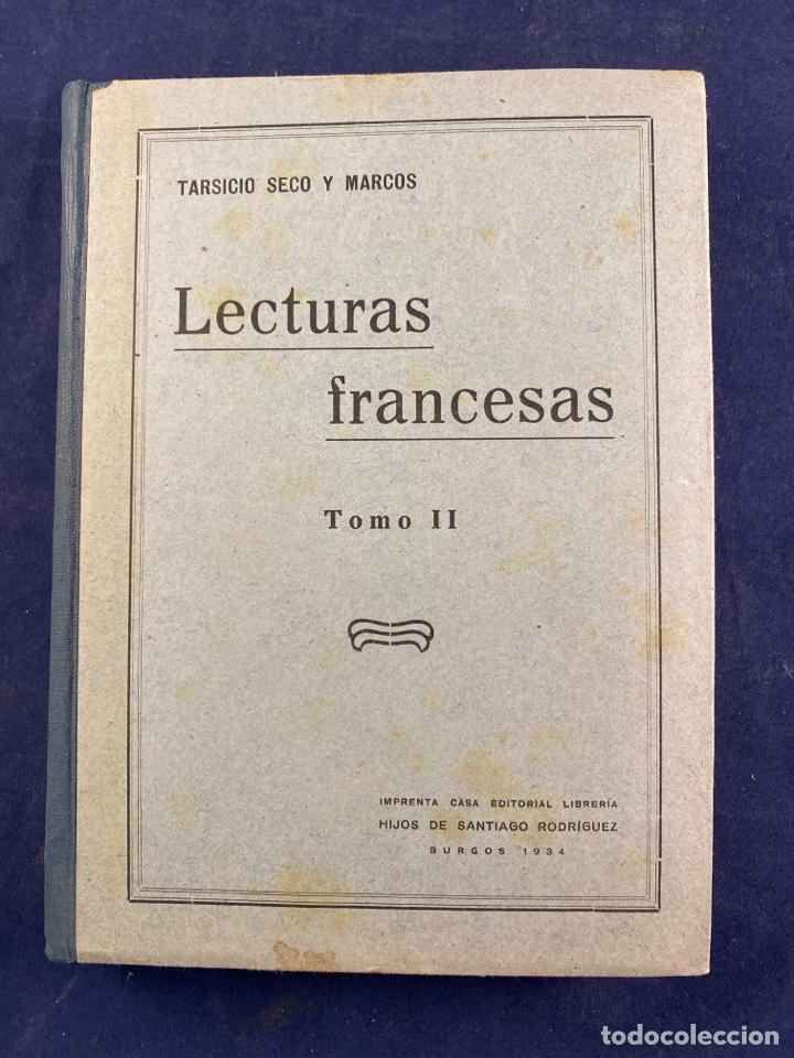 Libros antiguos: Lecturas francesas Tomo 2 - Foto 1