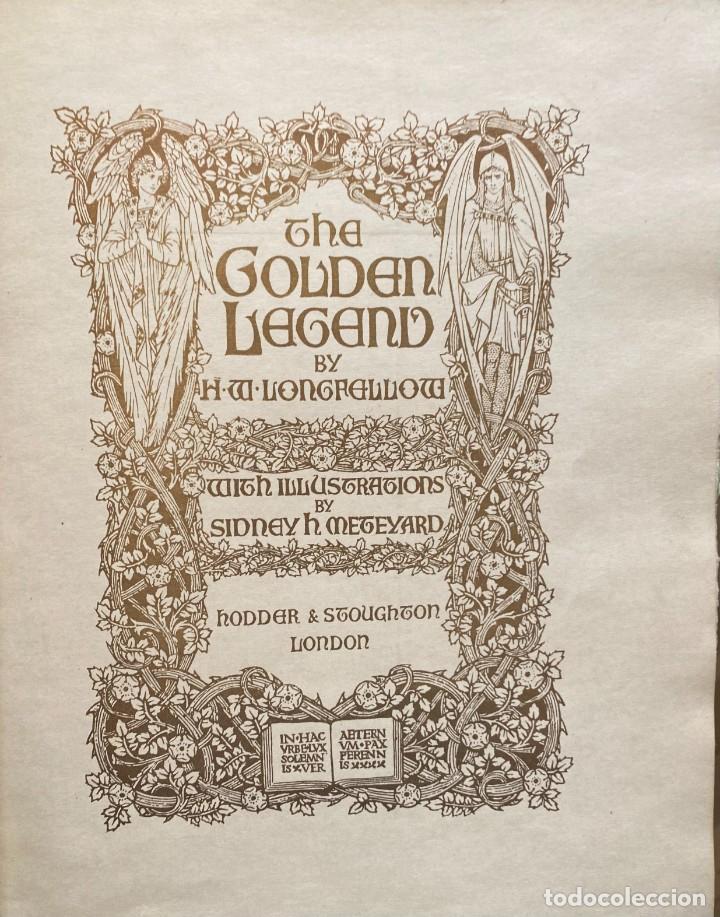 Libros antiguos: Longfellow. The Golden Legend. - Foto 1