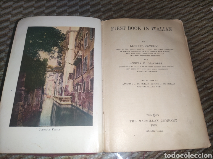 Libros antiguos: First Book in Italian - Foto 3