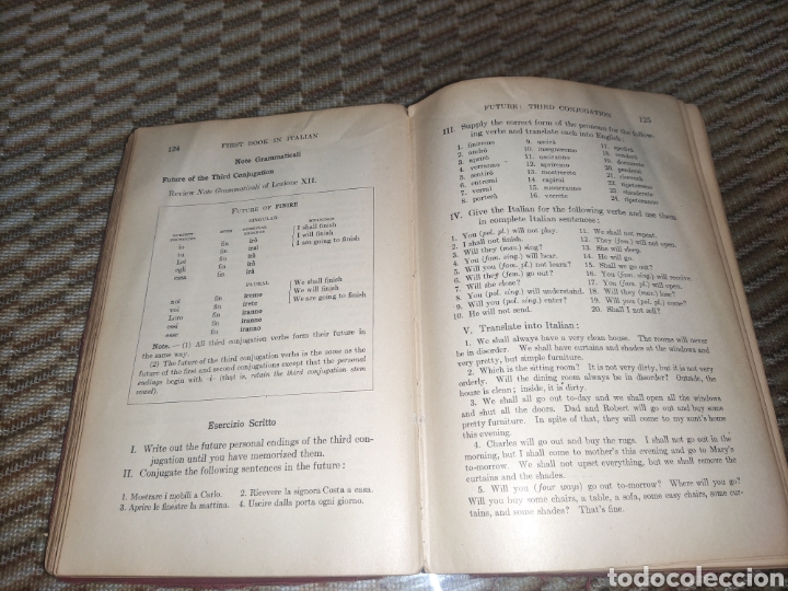 Libros antiguos: First Book in Italian - Foto 5