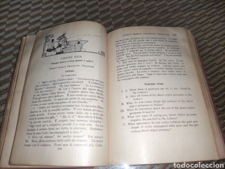 Libros antiguos: First Book in Italian - Foto 6