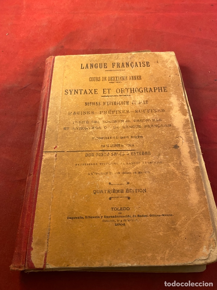 Libros antiguos: LANGUAGE FRAN&Ccedil;AISE 1904 - Foto 1