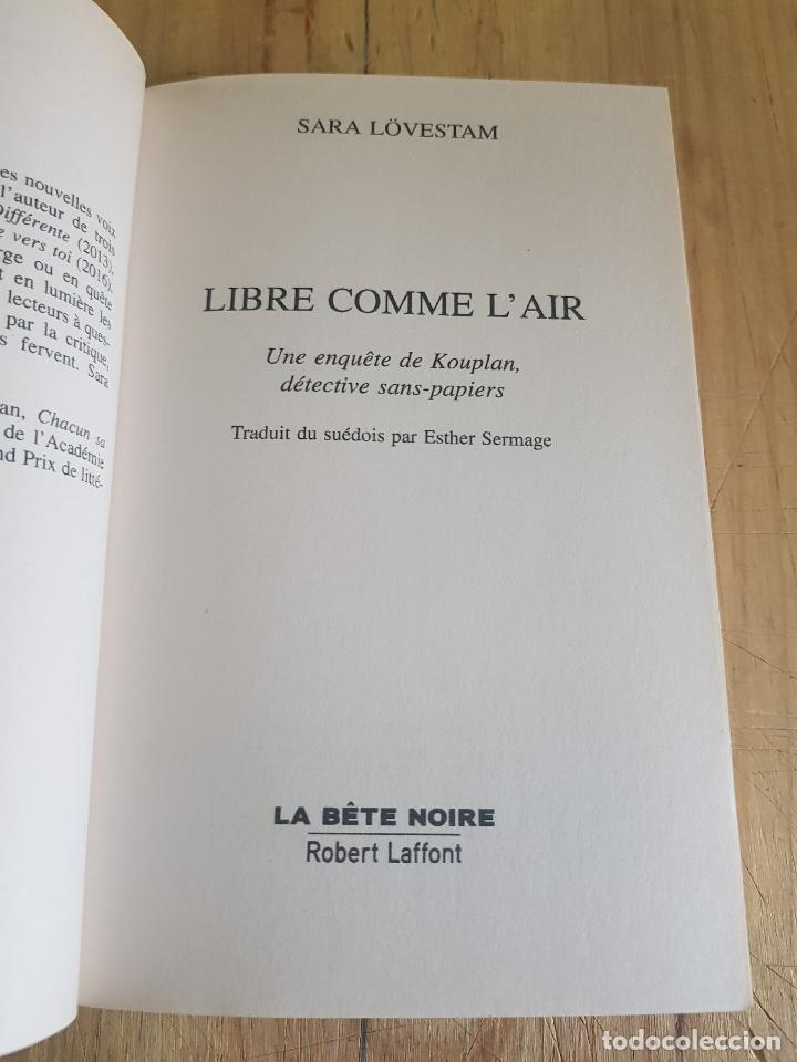 Libros antiguos: Libre comme lair - Sara L&ouml;vestam - Foto 2