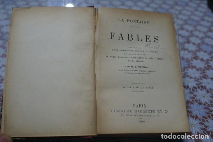 Libros antiguos: FABLES LIBRO ANTIGUO DE 1900 - Foto 2