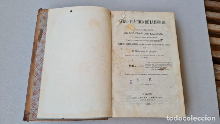 Libros antiguos: Libro Curso Pr&aacute;ctico de Latinidad - Foto 3