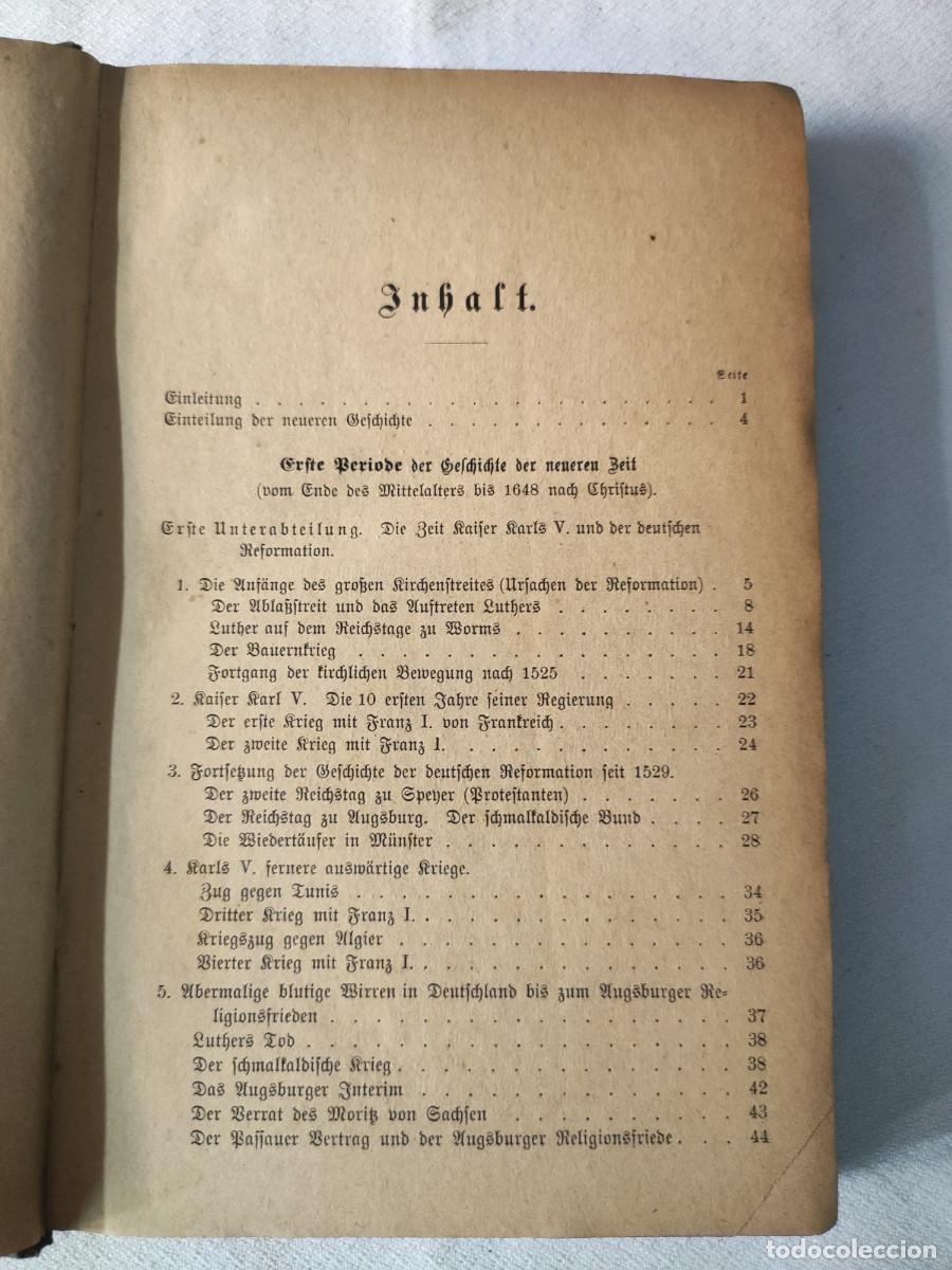 Libros antiguos: Lehrbug ber Weltgefchichte . 1881. - Foto 4