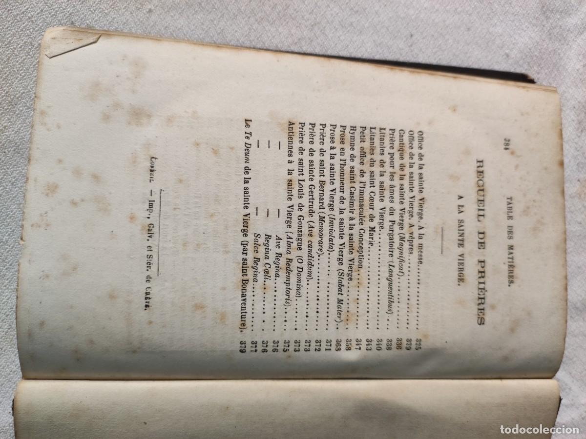 Libros antiguos: Mois de Marie. Lefebvre. 1870. - Foto 7