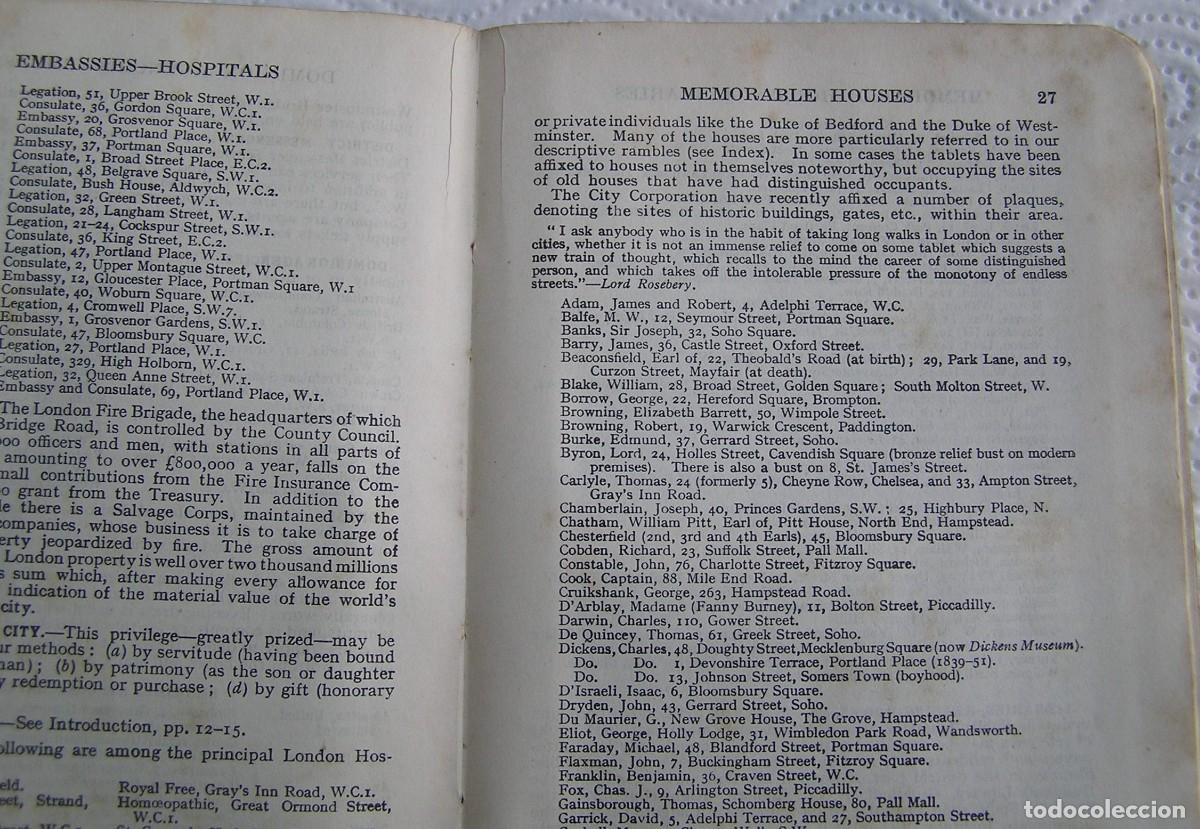 Libros antiguos: WARDLOCK GUIDE LONDON 1930 - Foto 3