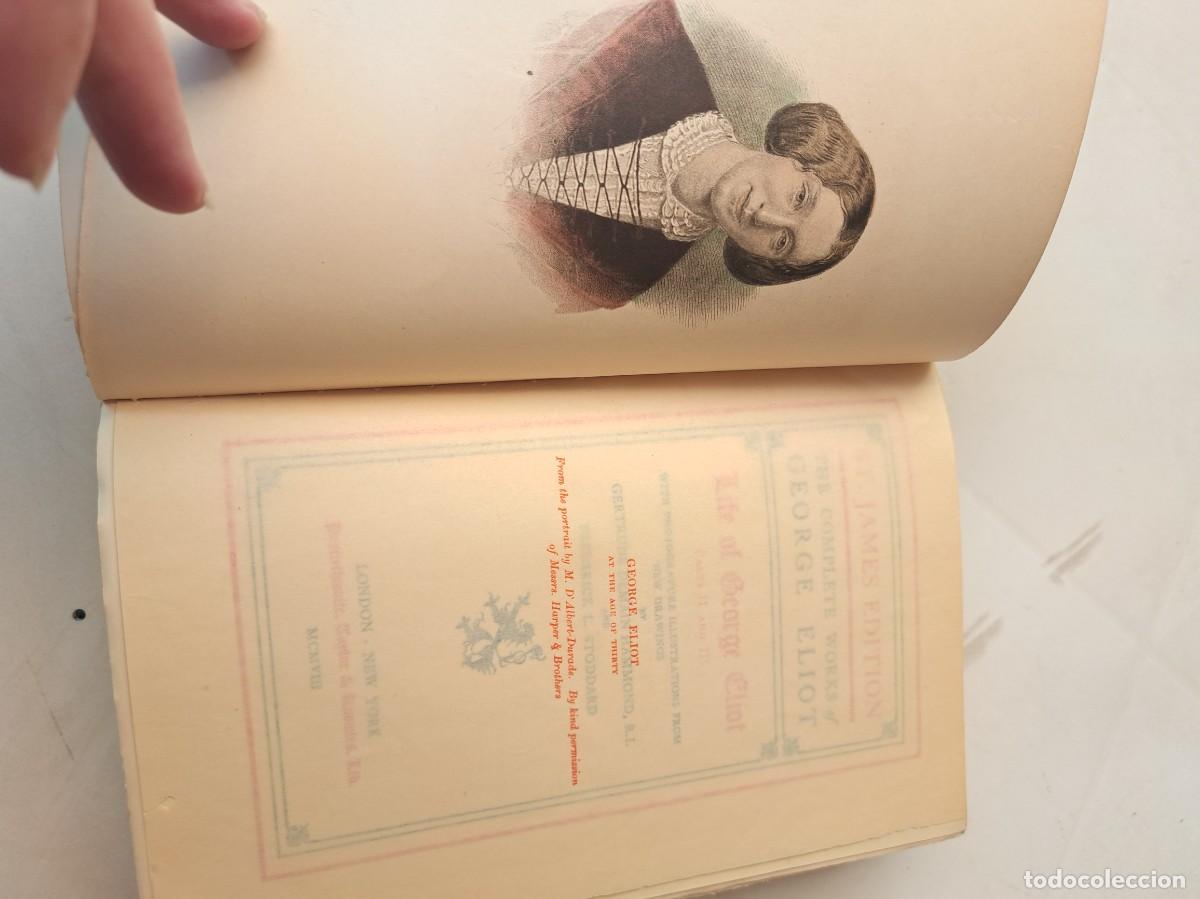 Libros antiguos: 2 libros de 1908 George Elliot en ingl&eacute;s - Foto 3