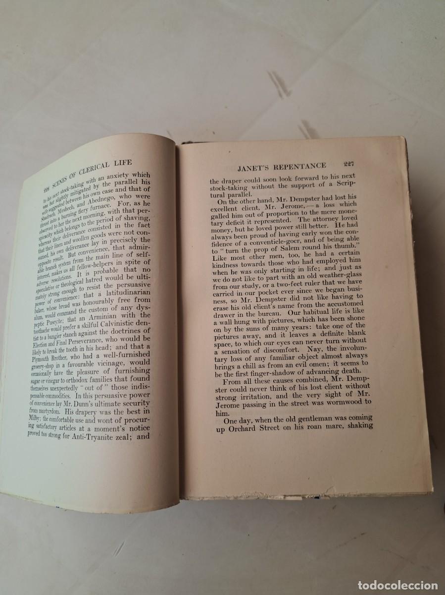 Libros antiguos: 2 libros de 1908 George Elliot en ingl&eacute;s - Foto 8