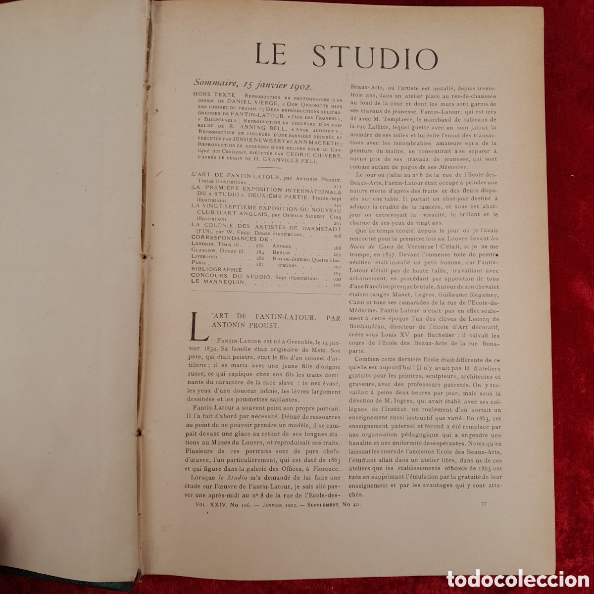 Libros antiguos: L-112. LE STUDIO 1902 - Foto 3
