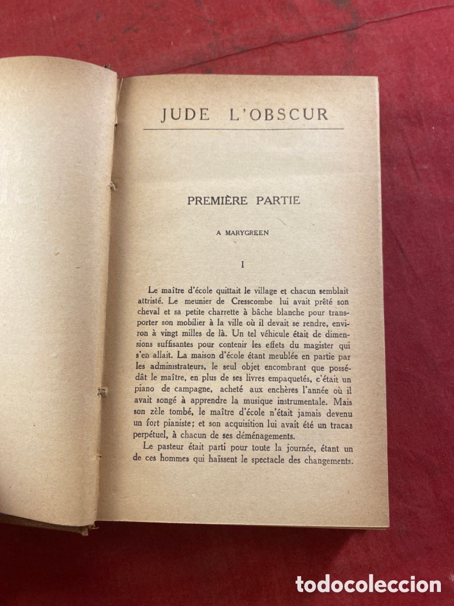 Libros antiguos: JUDE L&rsquo;OBSCUR - Foto 2