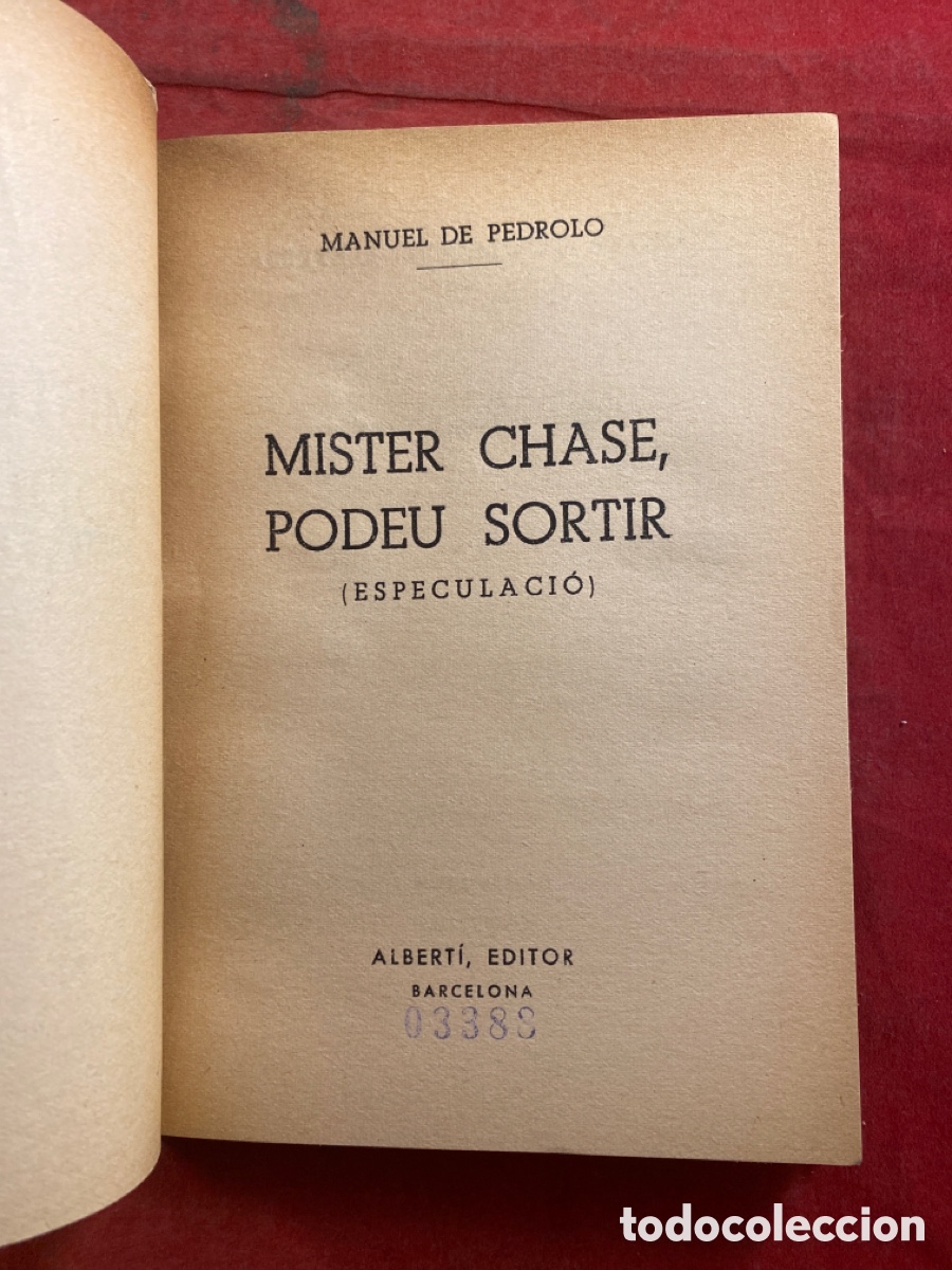 Libros antiguos: MISTER CHASE, PODEU SORTIR - Foto 2