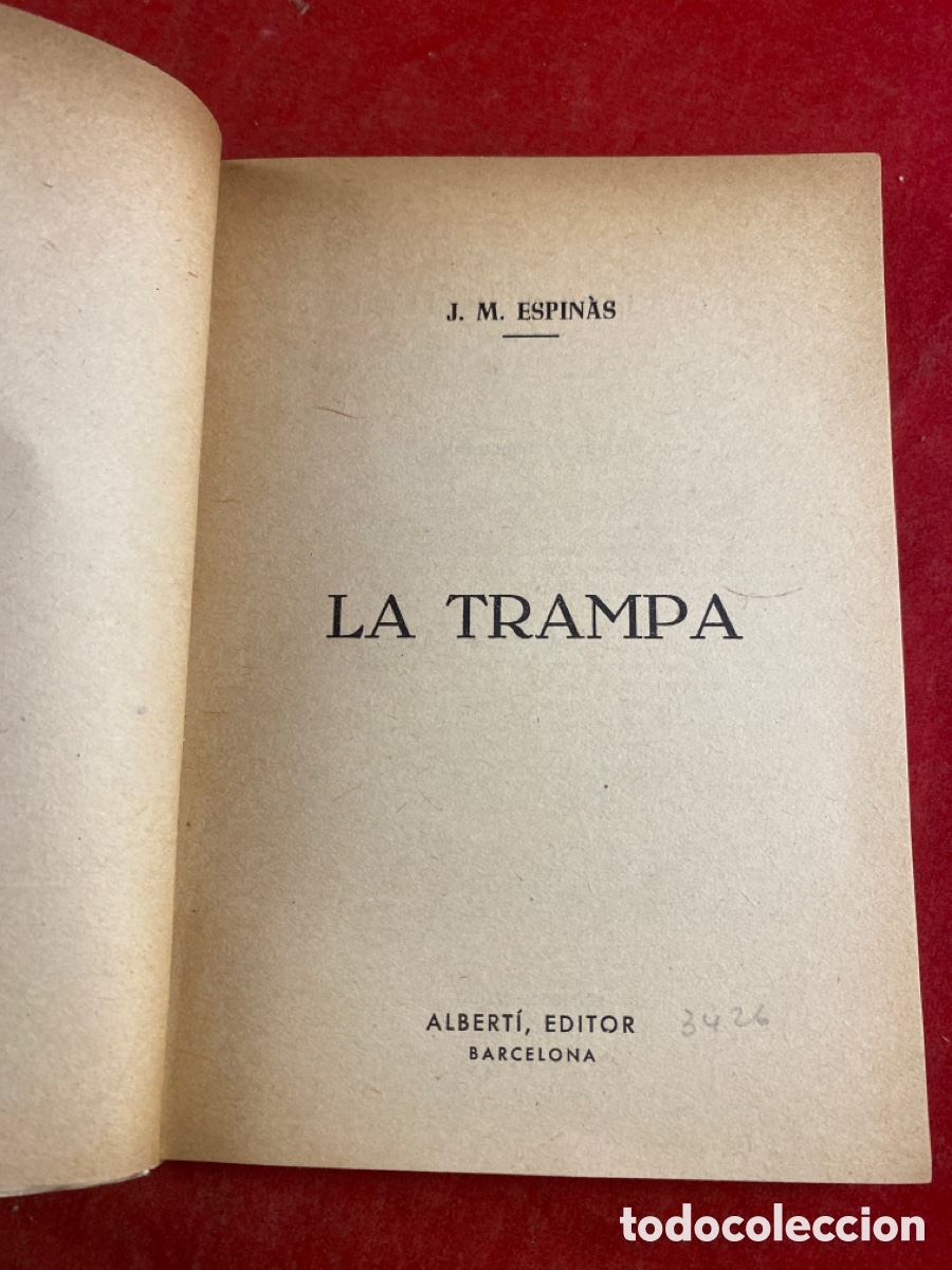 Libros antiguos: LA TRAMPA - Foto 2