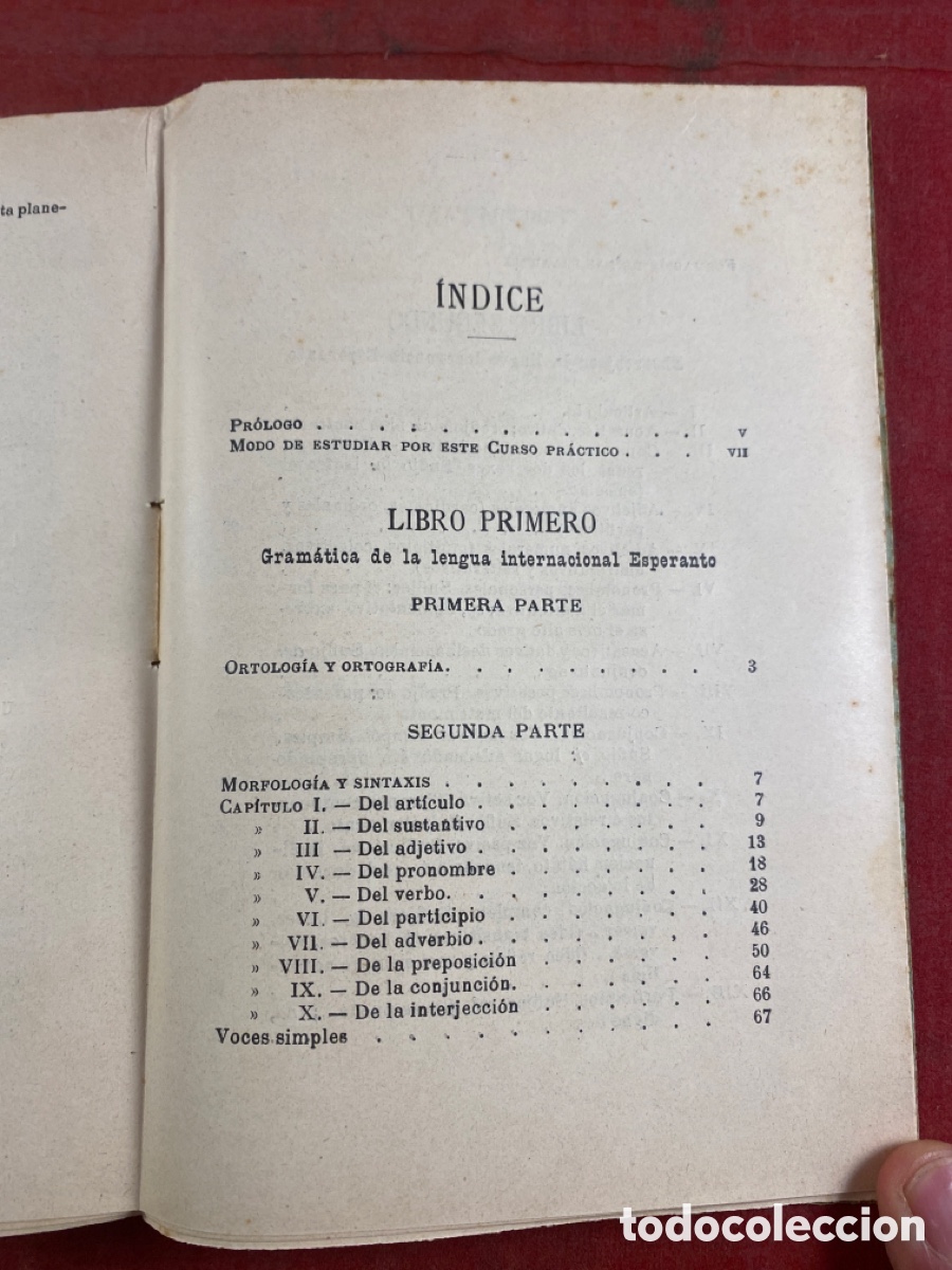 Libros antiguos: MANUAL Y EJERCICIOS DE LA LENGUA INTERNACIONAL ESPERANTO - Foto 6