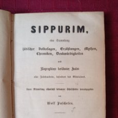 Libros antiguos: PASCHELES SIPPURIM 1856 LEYENDAS JUDÍOS JUDEN PRAGA ALEMÁN DEUTSCH