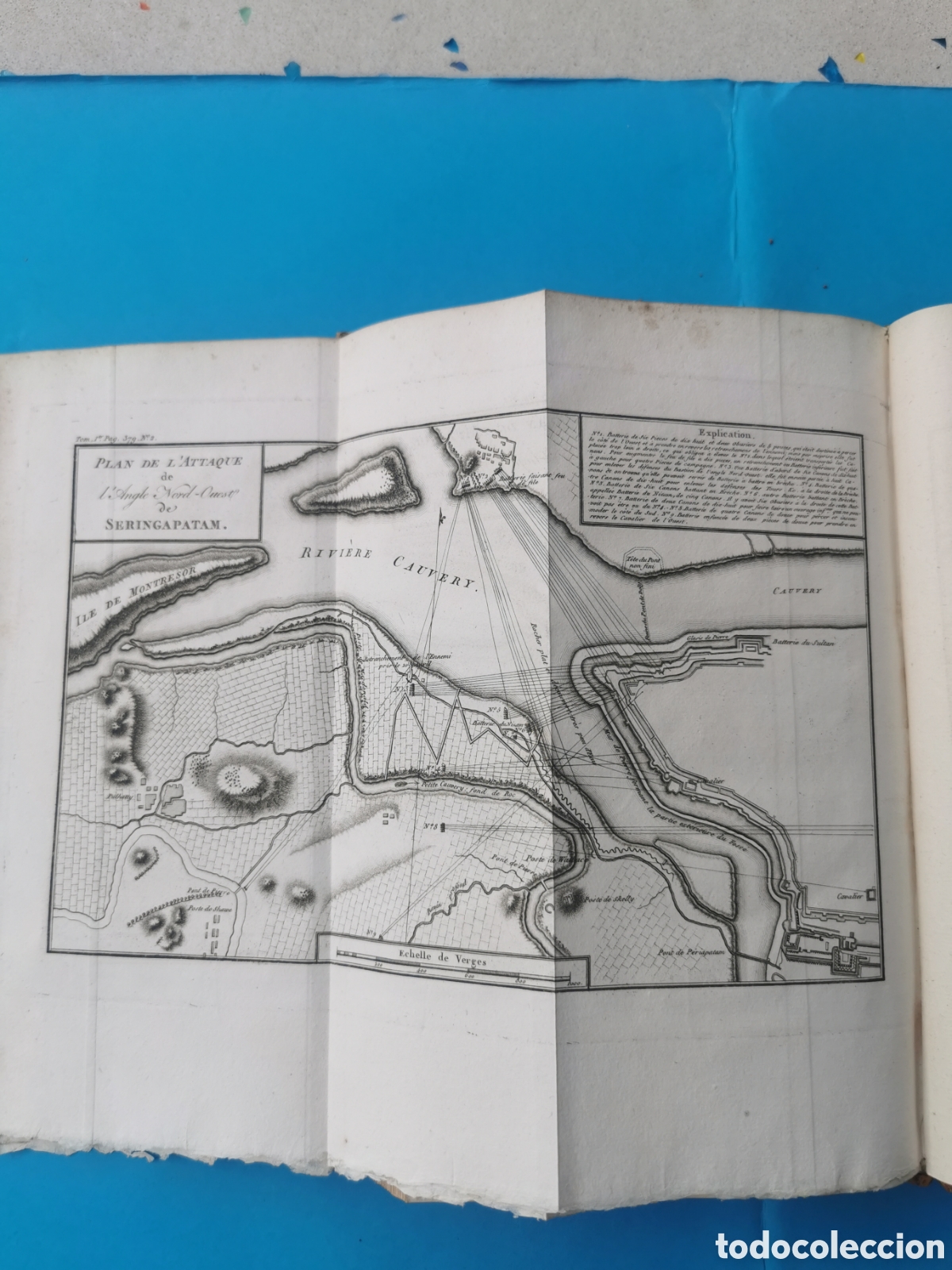 Libros antiguos: Histoire des progr&eacute;s et de la chute de lempire de Mysore - Foto 6