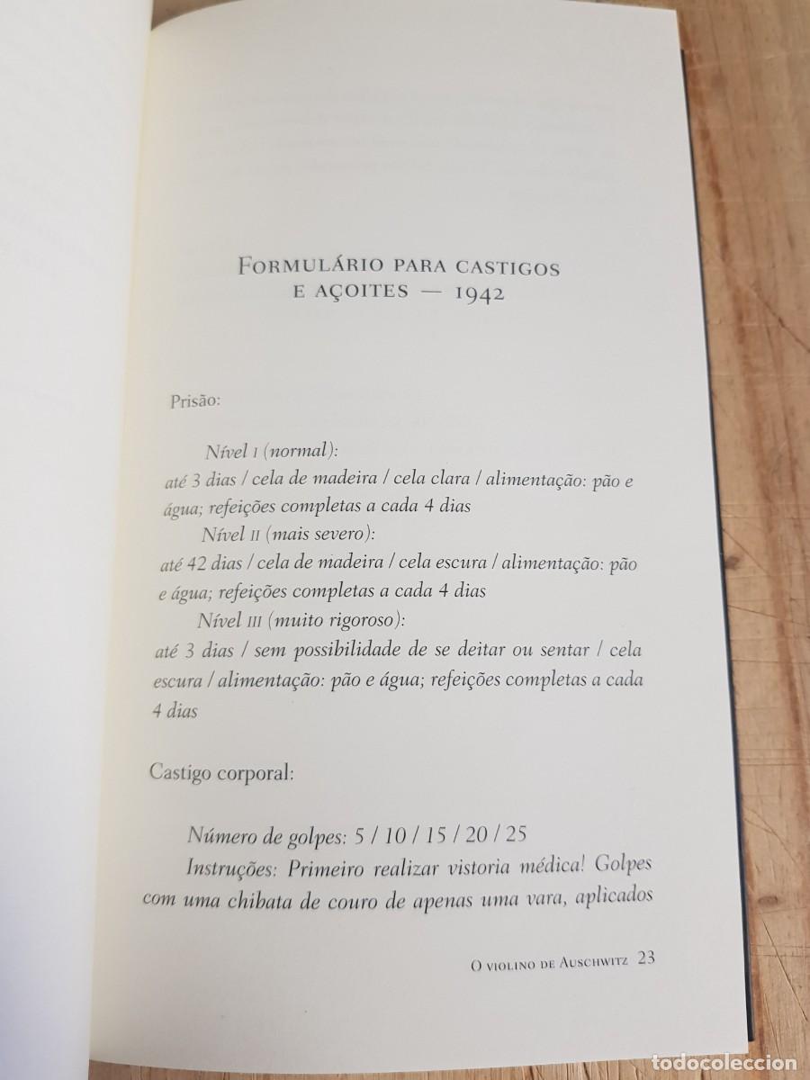 Libros antiguos: O violino de Auschwitz - Foto 4