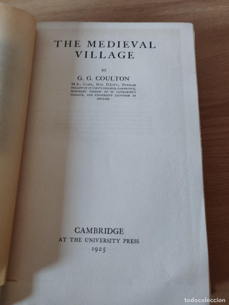 Libros antiguos: THE MEDIEVAL VILLAGE 1925 - Foto 6
