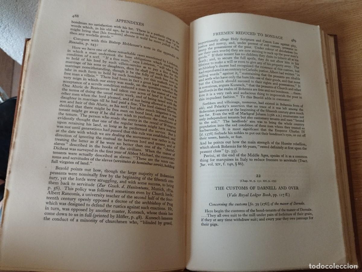Libros antiguos: THE MEDIEVAL VILLAGE 1925 - Foto 12