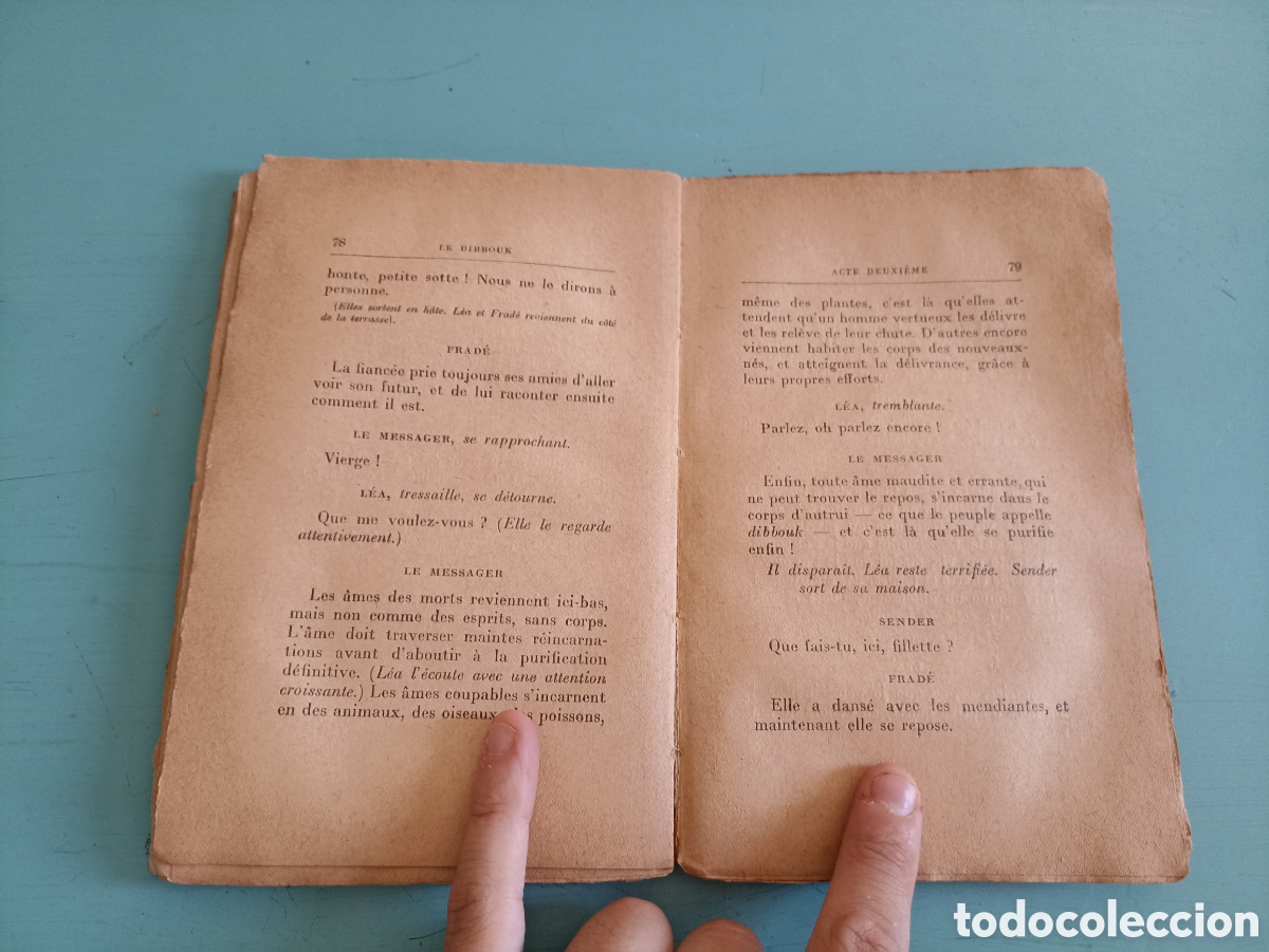 Libros antiguos: Le Dibbouk. An-Ski. Paris 1927 - Foto 3