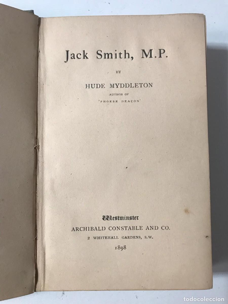 Libros antiguos: JACK SMITH, M.P. - Foto 2