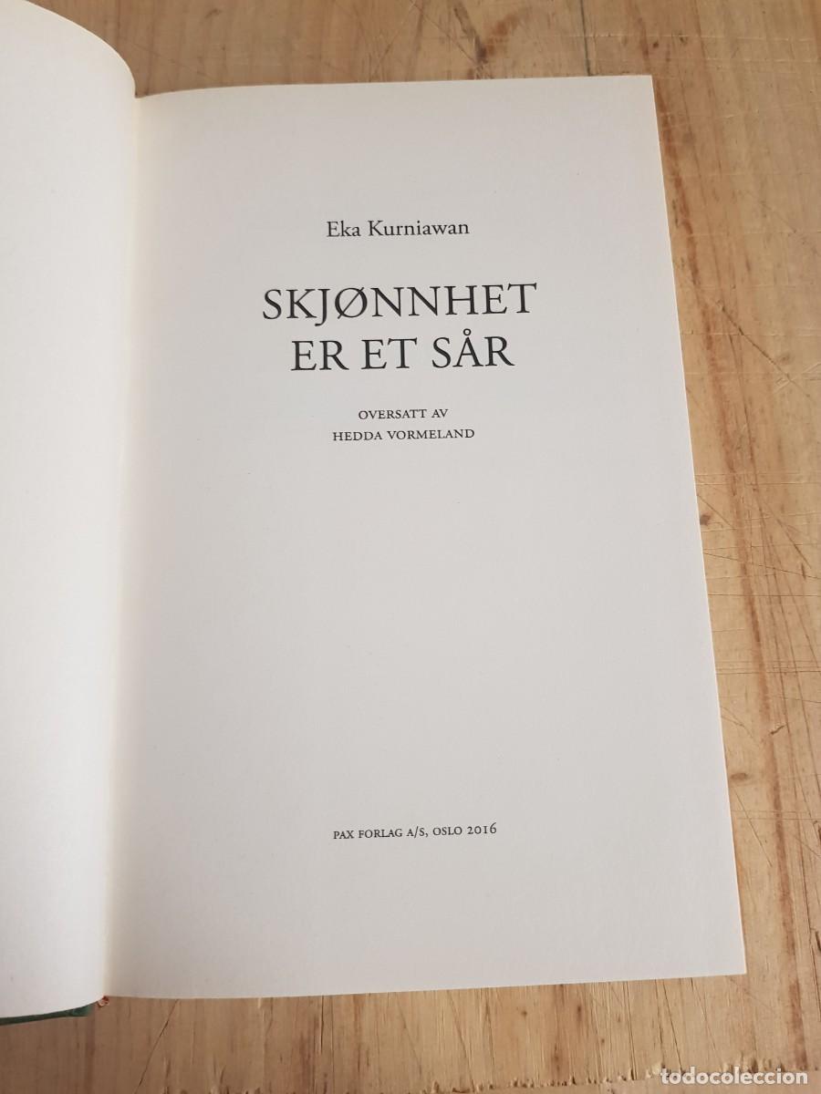 Libros antiguos: Skjonnhet er et sar - Foto 2